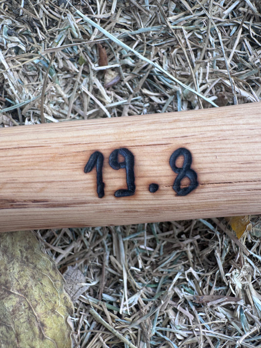 Traditional Lebanese Oak Hiking Stick with Bands X Design