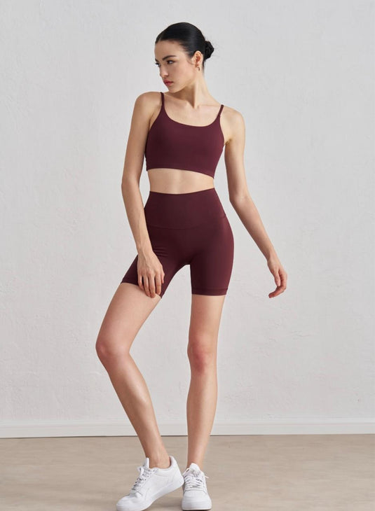 Women's Shorts & Sports Bra Active Set