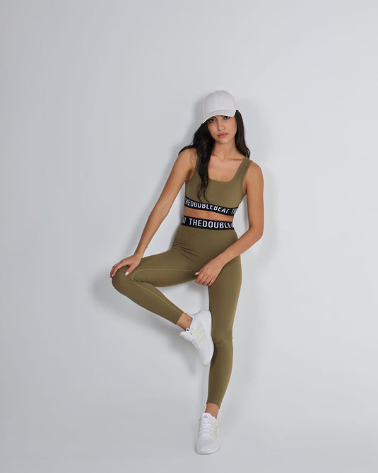 High-Waisted Logo Leggings