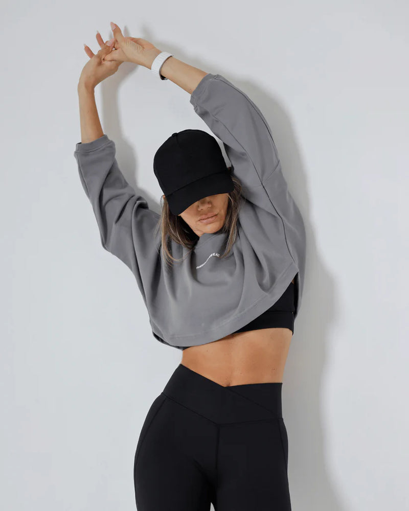 Load image into Gallery viewer, Women&#39;s Cropped Sweatshirt
