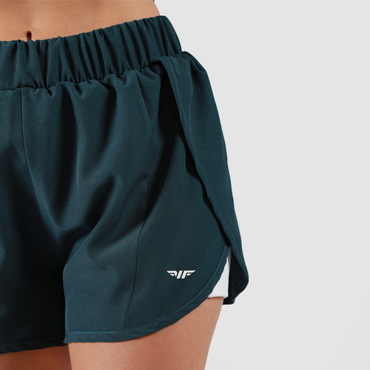 Women Signature Layered Shorts 2 in 1