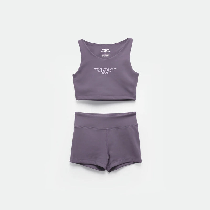 Load image into Gallery viewer, Girl Essential Crop Top &amp; Short Set
