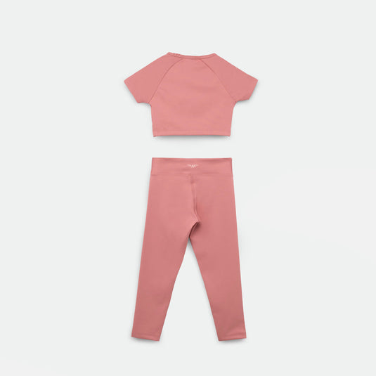 Girl Essential Crop Top & Legging Set