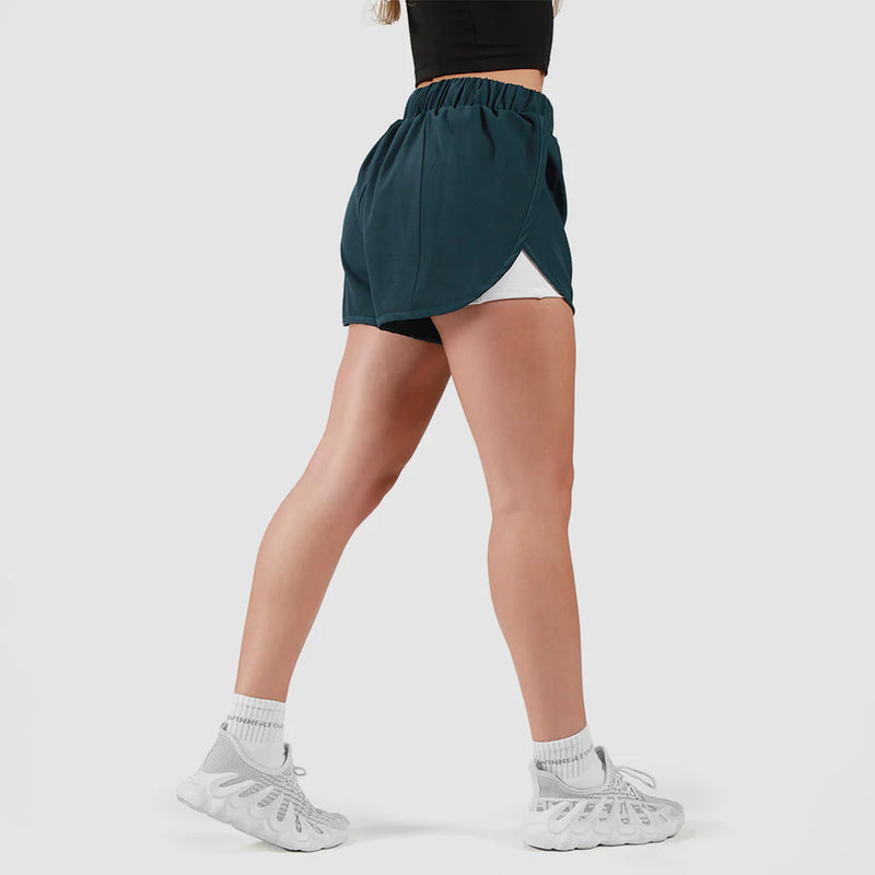 Load image into Gallery viewer, Women Signature Layered Shorts 2 in 1
